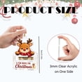 thumbnail image 3 of Crystal Acrylic Money Holder Ornament for Cash & Treat Storage, Festive Hanging Decoration , Creative Seasonal Holiday Gift(Deer), 3 of 7