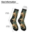 thumbnail image 2 of Fuzoiu Camouflage Rabbit Print Kids Socks For Boys Girls,Grip Crew Socks with Non Slip,Lightweight Stretch Crew Socks,Toddlers Crew Boot Socks, 2 of 5