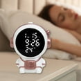 thumbnail image 5 of Latrodar Astronaut Cub Electronic Alarm Clock Featuring Adjustable Night Mode Long-Lasting venience And Comfort Red 5.8x4.52 Inch Home Decor, 5 of 5