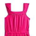 thumbnail image 2 of Wonder Nation Toddler Girls Ruffle-Strap Romper, Sizes 12M–5T, 2 of 3