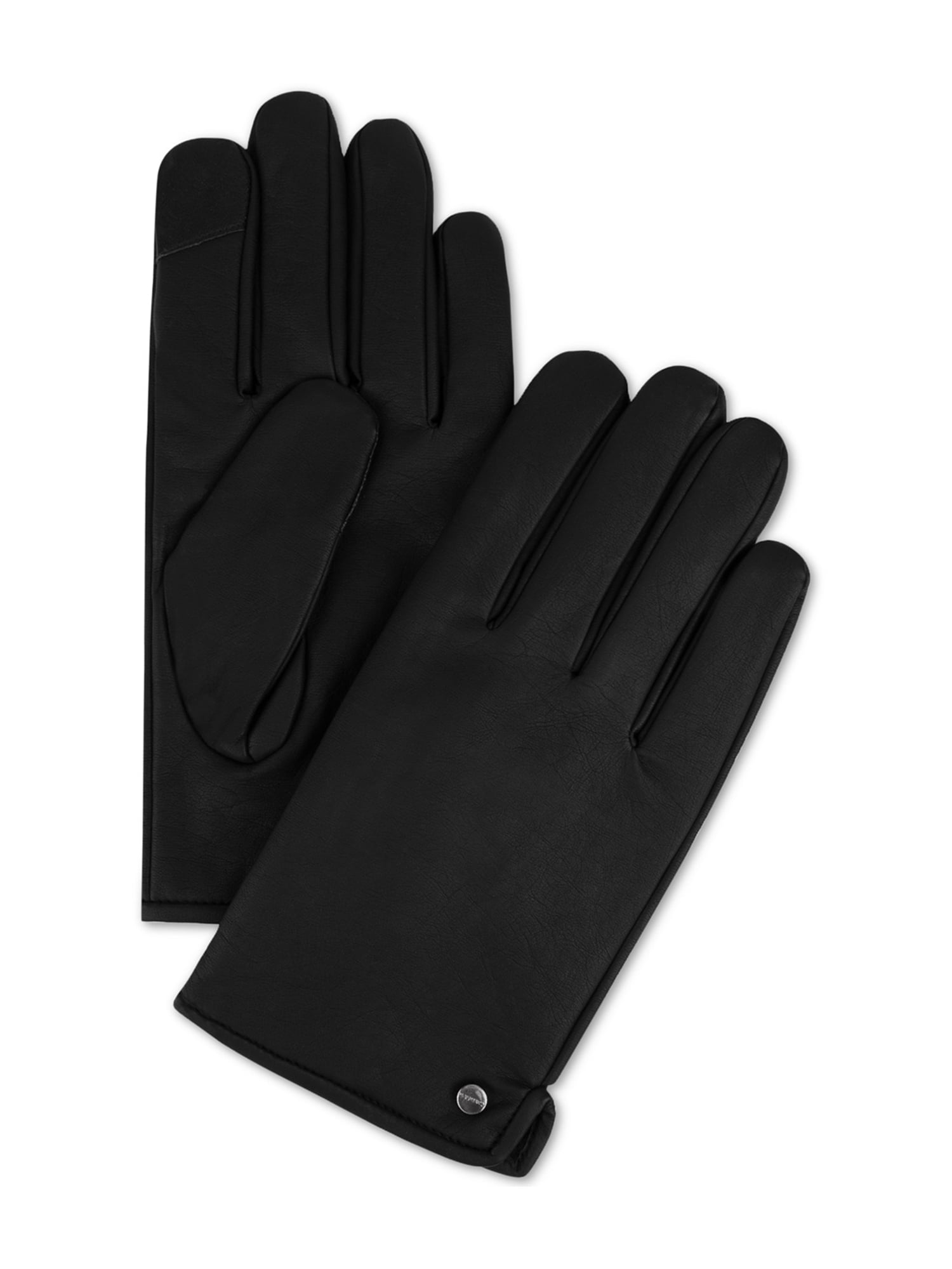 faux leather gloves