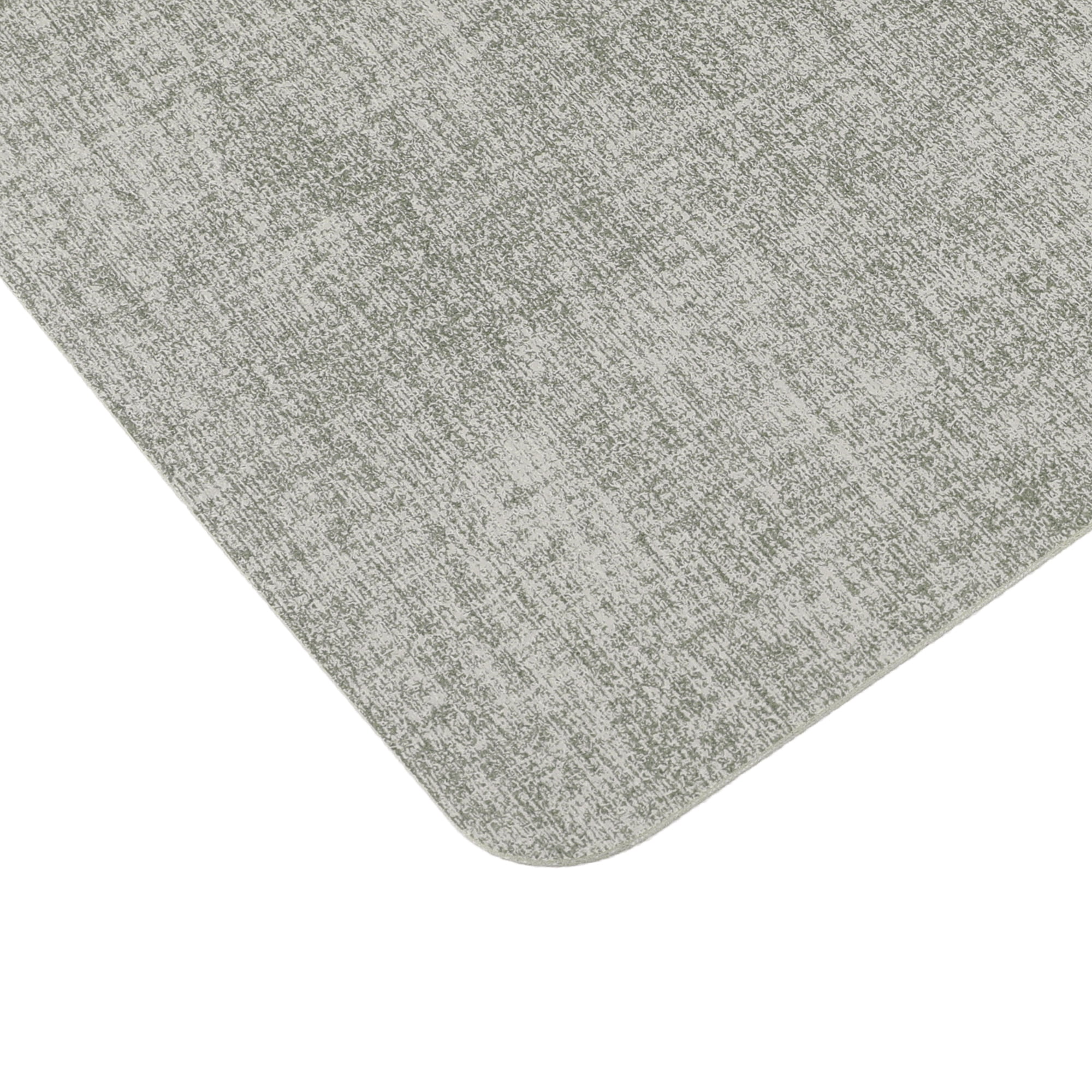 Unique Bargains Set of 6 Faux Leather Heat Resistant Waterproof Dining PU Place Mats Light Grey