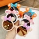 thumbnail image 4 of Gafas de sol para niños, gafas de moda con dibujos animados para vestir, lindas gafas para niños y niñas con protección UV, gafas de sol para bebés, juguetes, 4 of 6