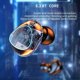 thumbnail image 2 of Wireless Earphones,Bluetooth Headphones Wireless Earbuds Touch Control with LED, IPX7 Waterproof, hi-fi Stereo Earbuds, deep bass Sports Earbuds with Built-in Microphone (Black-PRo6), 2 of 8