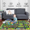 thumbnail image 3 of Kids Rug Car Play Rug, Kids Racing Game Carpet Toy Car Game Carpet Suitable for Playroom Classroom Bedroom, 3 of 5