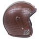 thumbnail image 4 of Casco Retro de motocicleta 3/4 PU Cuero Scooter Motorcross Vintage Tipo 6 Sunnimix, 4 of 8