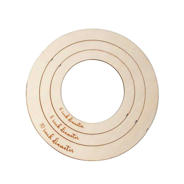 3 moldes de corte de macramé para manualidades, proyectos de pulseras, herramientas de patrón de macramé para pared de madera Redondo