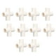 thumbnail image 4 of Conector De Tubería De PVC, 10 Piezas De Accesorios Laterales De 5 Vías, Conector De Tubería De PVC De 20 Mm, Conector De Tubería De Codo Tridimensional De ángulo Recto De 5, 4 of 7