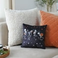 thumbnail image 2 of Lush Decor Halloween  Rocking Skeleton Decorative Pillow Black Single 12X12, 2 of 5