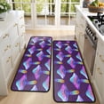 thumbnail image 4 of Kitchen Rugs Sets Of 2,Colorful Mushroom Pattern Purple Pattern Anti Fatigue Kitchen Mat Rugs Non Slip Washable,Decorative Kitchen Floor Mats for Kitchen,Sink,Laundry,17"x47"+17"x47", 4 of 5