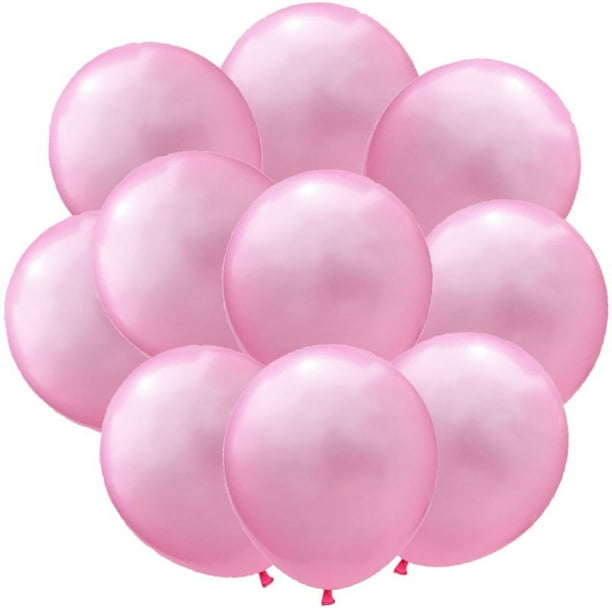 Nvzi 50 globos rosados, globos premium para fiesta de cumpleaños de 12 pulgadas, globos a granel para despedida de soltera, decoración para fiesta de graduación