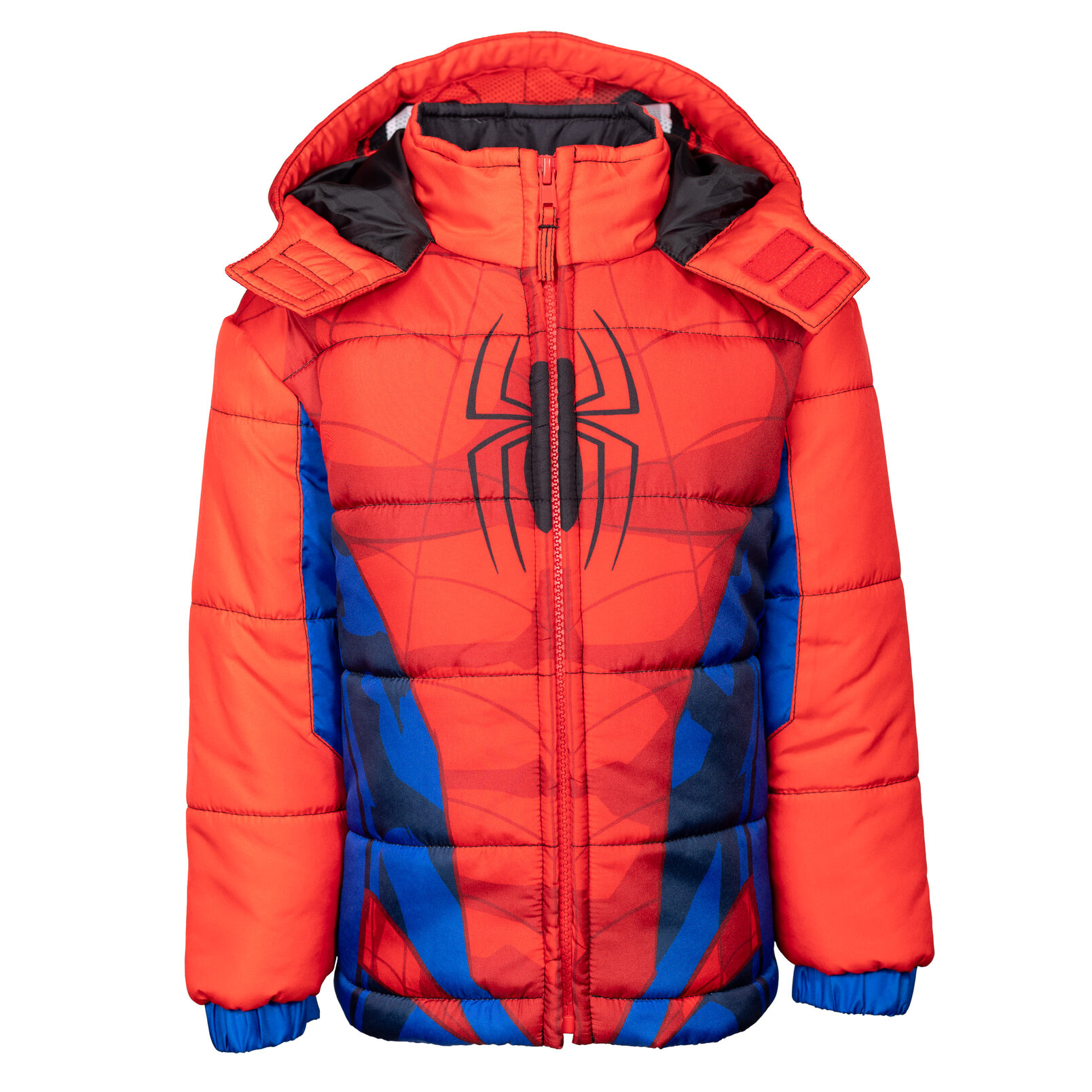 Marvel Spider-Man Toddler Puffer Jacket with Hood photo 5