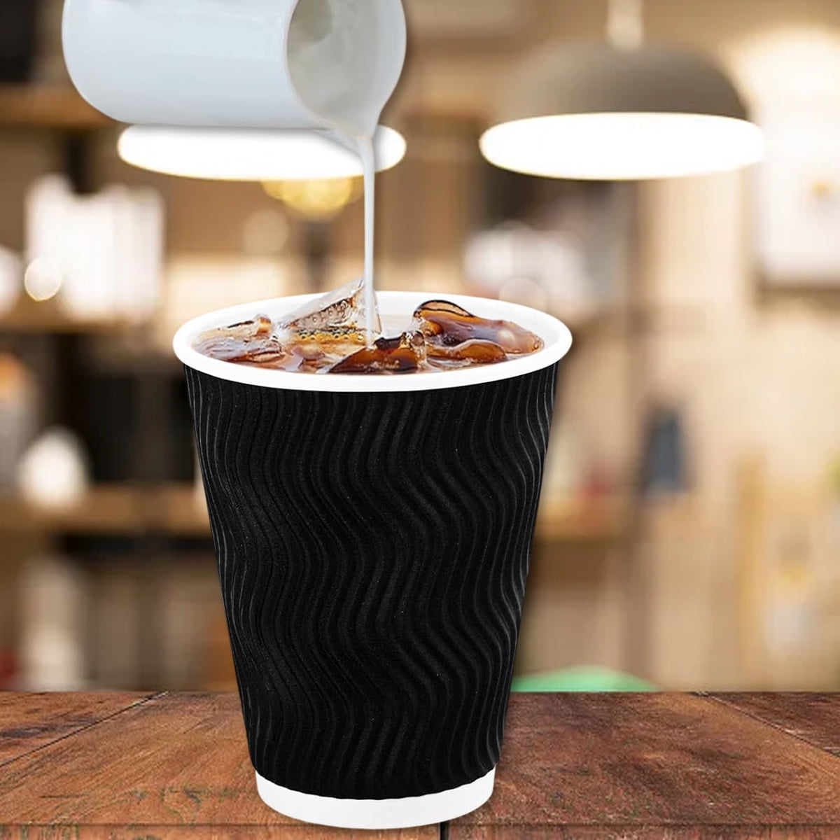 Vasos de café de 12 oz Paquete de 50, Vasos desechables, Vasos