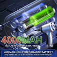thumbnail image 3 of 120W Portable Handheld Car Vacuum Cleaner Cordless Duster Strong Suction Wet&Dry, 3 of 6