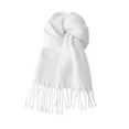 thumbnail image 1 of Bufanda de invierno Elegante accesorio de vestir largo Chal con borlas Chal grueso, 1 of 8