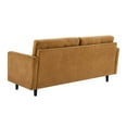 thumbnail image 6 of Tufted Sofa, Velvet, Brown, Modern Contemporary Urban Design, Living Lounge Room Hotel Lobby Hospitality, 6 of 9
