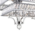 thumbnail image 3 of CWI Lighting Shalia 16-Lights Island Chandelier with Chrome Finish, 3 of 6