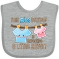 thumbnail image 3 of Inktastic This Big Brother is Expecting a Little Sister Boys Baby Bib, 3 of 4