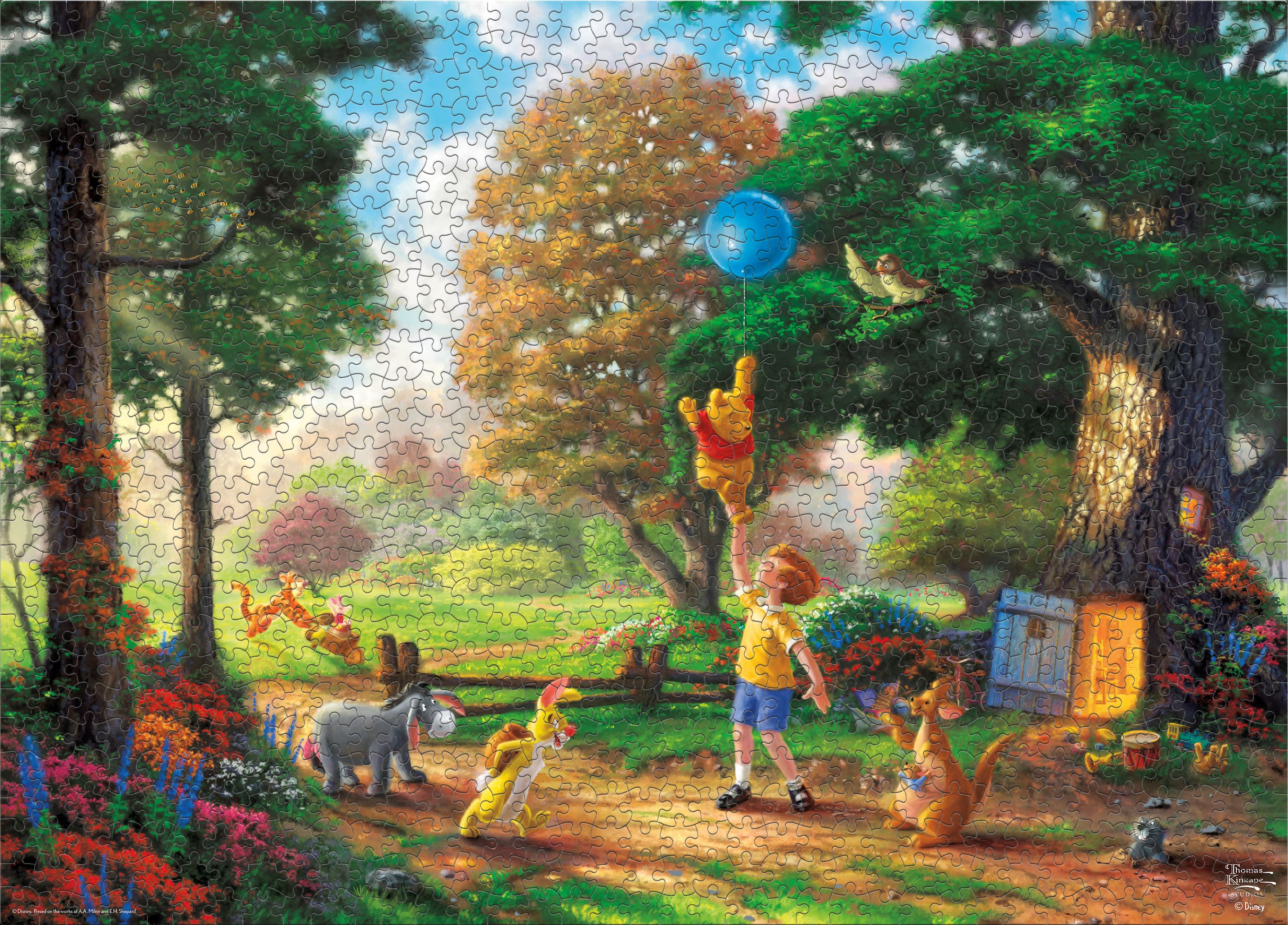 Ceaco 1000 Piece Winnie the Pooh II Interlocking Jigsaw Puzzle