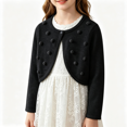 thumbnail image 3 of YOUYEDIAN Girls Cardigan Casual Fashion Button Down Knit Sweaters, 3 of 5