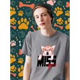 thumbnail image 2 of Corgi Miss You T-Shirt Men -Image by Shutterstock, Male 3X-Large, 2 of 4