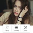 thumbnail image 4 of COMPUKAS Leopard Scrunchy Watch Band Compatible with Fitbit Luxe Fabric Strap Comfortable and Durable, 4 of 7