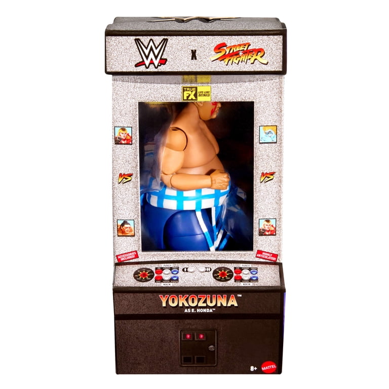WWE x Street Fighter Yokozuna Action Figure & Accessories, 6-inch