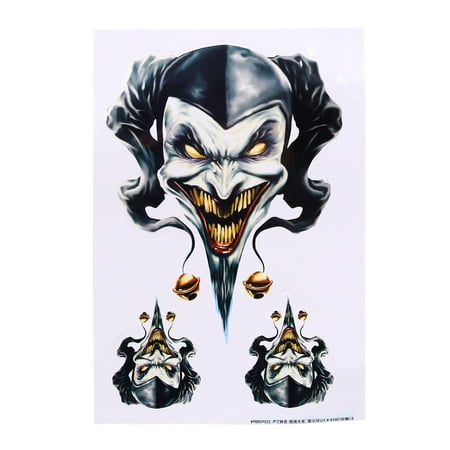 Universal Vinyl 3 Joker Pattern Self-adhesive Sticker for Auto Car Decal