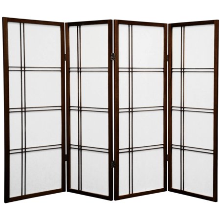 Double Cross Shoji Screen - 4' Tall Double Cross Shoji Screen