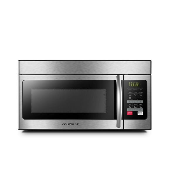 Contoure Microwave Oven RV-500-OTR 1.6 Cubic Foot Capacity; 900 Watts Cooking Power/1400 Watts Input Power; With 13.6 Inch Glass Turntable; With Ready-To-Install Venting System; Over-the-Range