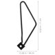 thumbnail image 2 of CATIEBYE 1Par Soporte Metálico Universal Para Alforjas De Motocicleta En Negro Ideal Para Uso En Bicicletas, 2 of 8