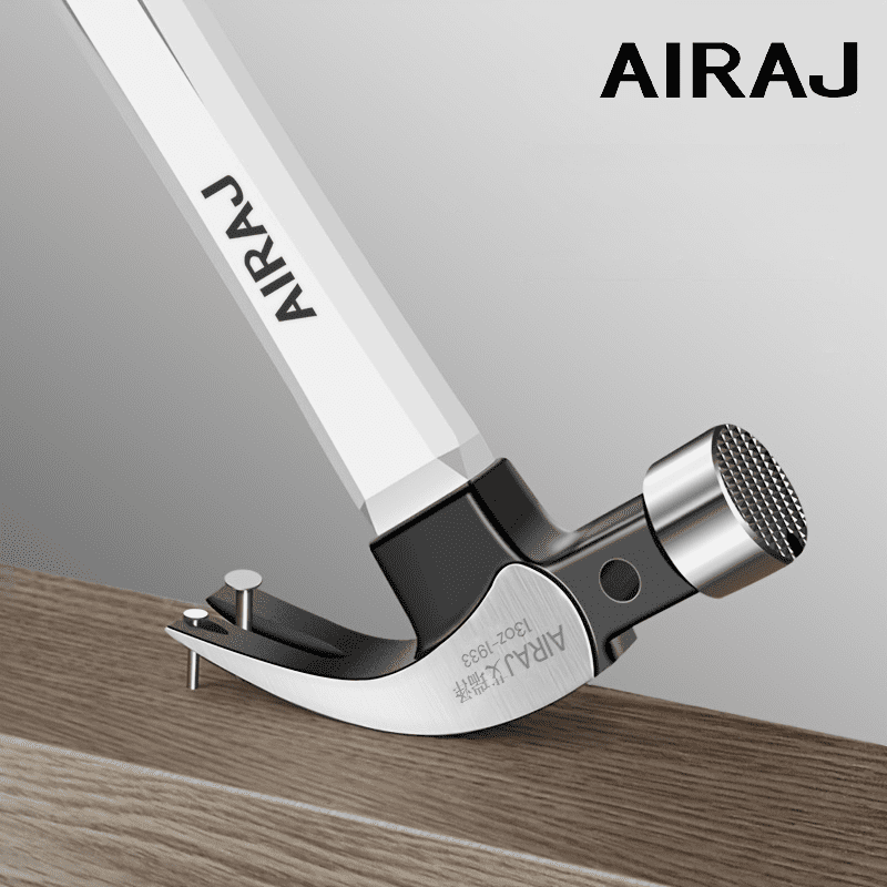 AIRAJ 3pcs Set of Sheep Horn Hammer, Shockproof and Wear-Resistant Hammer Head, Anti-Skid Handle, Electrician Specific Hammer