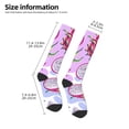 thumbnail image 4 of Vsdgher Dragon Fruit Knee Socks, High Socks Long Stretchy Sock Women Knee High Stocking, Long Socks for Women, 4 of 5