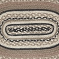 thumbnail image 4 of VHC Brands Sawyer Mill, Dining Table Placemat, Braided Jute, Oval, Charcoal Creme, 12x19, 4 of 5