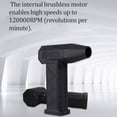 thumbnail image 2 of Soplador de coche Turboglass, soplador de aire de alta presión para coche, plumero de aire comprimido, secador de coche Turbodry portátil inalámbrico de mano con 3 engranajes, secador de aire de alta, 2 of 7