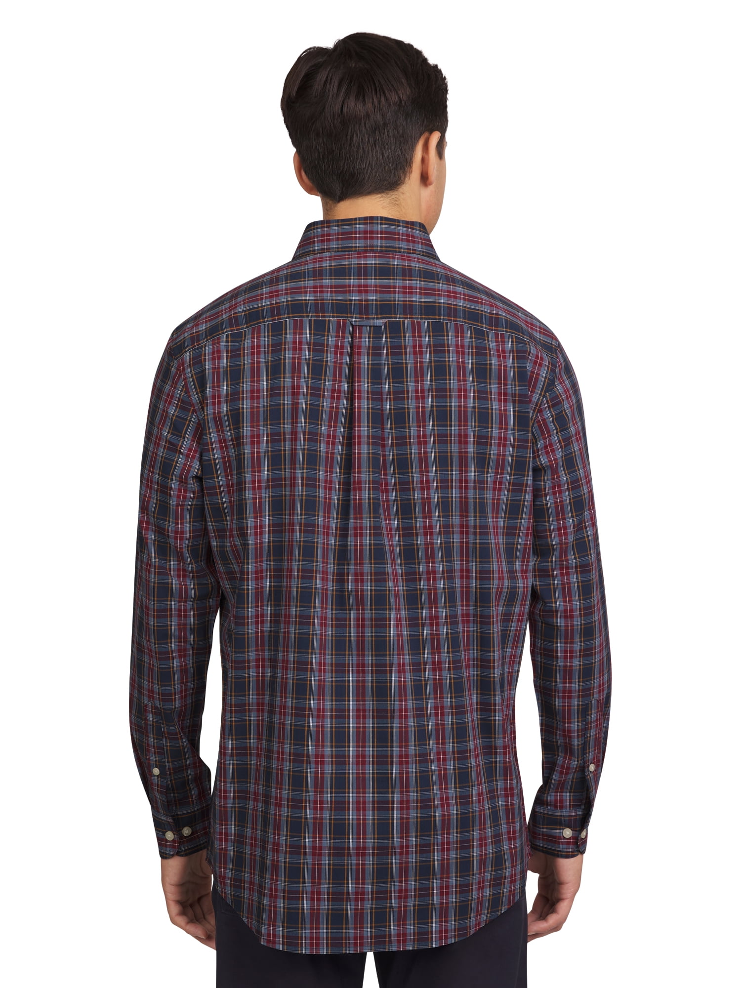 Chaps Men's & Big Men's Classic Long Sleeve Stretch Button-Down Shirt, Sizes S-2XL