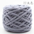 thumbnail image 1 of Nvzi Hilo para ganchillo, 2 rollos, hilo de poliéster, ideal para mantas, bolsos, manualidades, perfecto para aficionados al ganchillo, ideal para regalar y proyectos de bricolaje, gris., 1 of 5