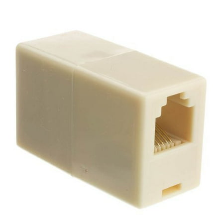 - Wideskall® 4 Conductor Extension Female to Female Jack Telephone Coupler Adap...