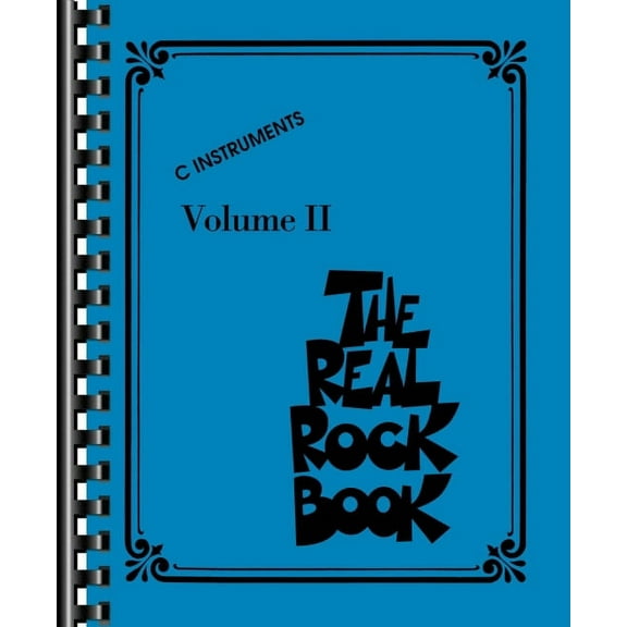 The Real Rock Book BB Fake Book for C Instruments Rock and Pop Sheet Music Songbook with Chords and Melodies Hal Leonard, (Paperback)