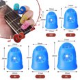 thumbnail image 3 of 30 Pieces Silicone Guitar String Caps Fingertip Protection Non-Slide Hand Covers Caps Colorful Protector Press Accessories Beginners, 3 of 8