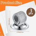 thumbnail image 7 of Sticker -3pcs Metal Spring Pen Clip - Silver, 7 of 7