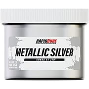Rapid Cure Metallic Silver Screen Printing Ink (Pint - 16oz.) - Plastisol Ink for Screen Printing Fabric - Low Temperature Curing Plastisol by Screen Print Direct - Fast Cure Ink for Silk