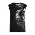 thumbnail image 4 of IROINNID Men's Cotton Sleeveless T Shirts Tank Tops, Summer Printed Outfits Breathable & Moisture Wicking with Odor Control, 4 of 5