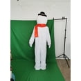 thumbnail image 2 of Plush Snowman Mascot Costume Christmas Cartoon Character Outfit Adult, 2 of 4