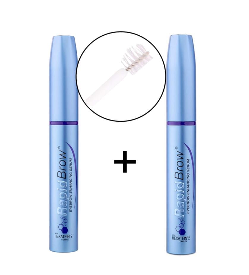 RapidBrow Eyebrow Enhancing Serum, 3ml /0.1 Fl Oz, New Look (2 Pack