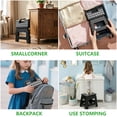 thumbnail image 4 of Biiend 9 Inch Folding Step Stool, Non-Slip Plastic Stool with Handle, 300 lb Capacity, Compact Portable Step for Kitchen Bathroom Bedroom, 4 of 7