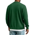 thumbnail image 5 of Guluxicc Fleece Jackets for Men Loose V Neck Button Down Long Sleeve Solid Knit Jackets with Pockets for Lounge Everyday Fall Winter, 5 of 5