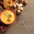 thumbnail image 3 of Appetizer Serving Utensils Stainless Steel Forks Silver 1 Set 7.9X0.8X0.1in, 3 of 7