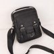 thumbnail image 5 of Bolso de hombro para hombre con cremallera, bolso cruzado para viajar, deportes al aire libre, hombres y mujeres Negro, 5 of 10