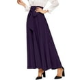 thumbnail image 6 of Skirts For Women Midi Length Women'S Elegant High Waist Skirt Tie Front Pleated Maxi Skirt Petticoat Skirts For Woman Under Dress, 6 of 8